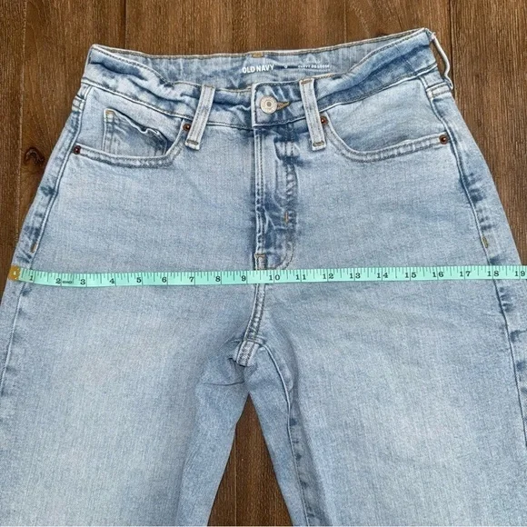Old Navy High Rise OG Loose Jean Women’s 0 Curvy Straight Leg - Picture 7 of 10